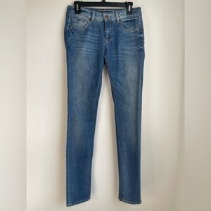 Zara Blue Slim Straight Jeans